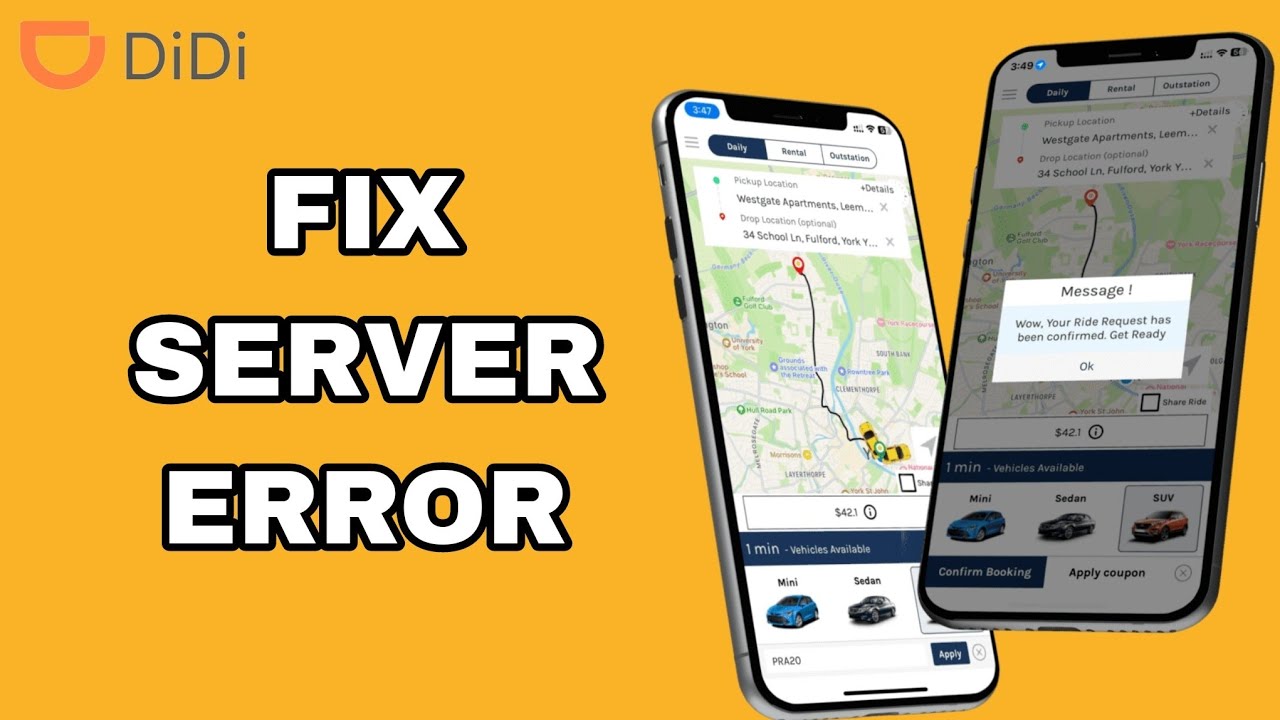 How To Fix And Solve Server Error On DiDi App | Final Solution - YouTube