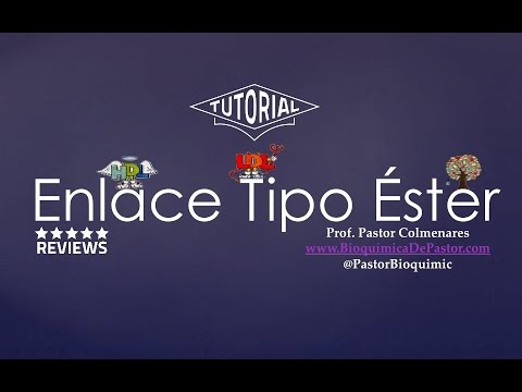 Video: ¿Qué es un enlace éster?