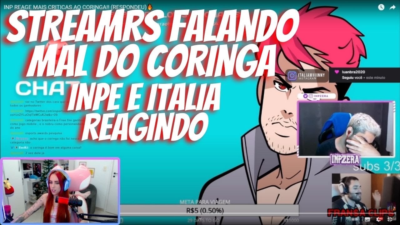 Coringa é streamer mais assistido do mundo na última semana, esports