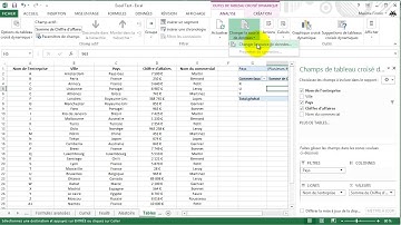 Actualiser sources de données dans Excel 2013
