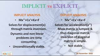 IMPLICIT Vs EXPLICIT METHODS