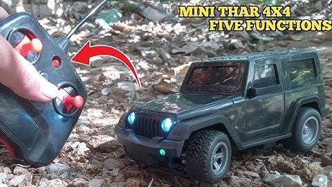 Unboxing & Testing || Rc Mahindra Thar || 4X4 Off Roader Car Full Video || Ray Unboxing Toys ||
