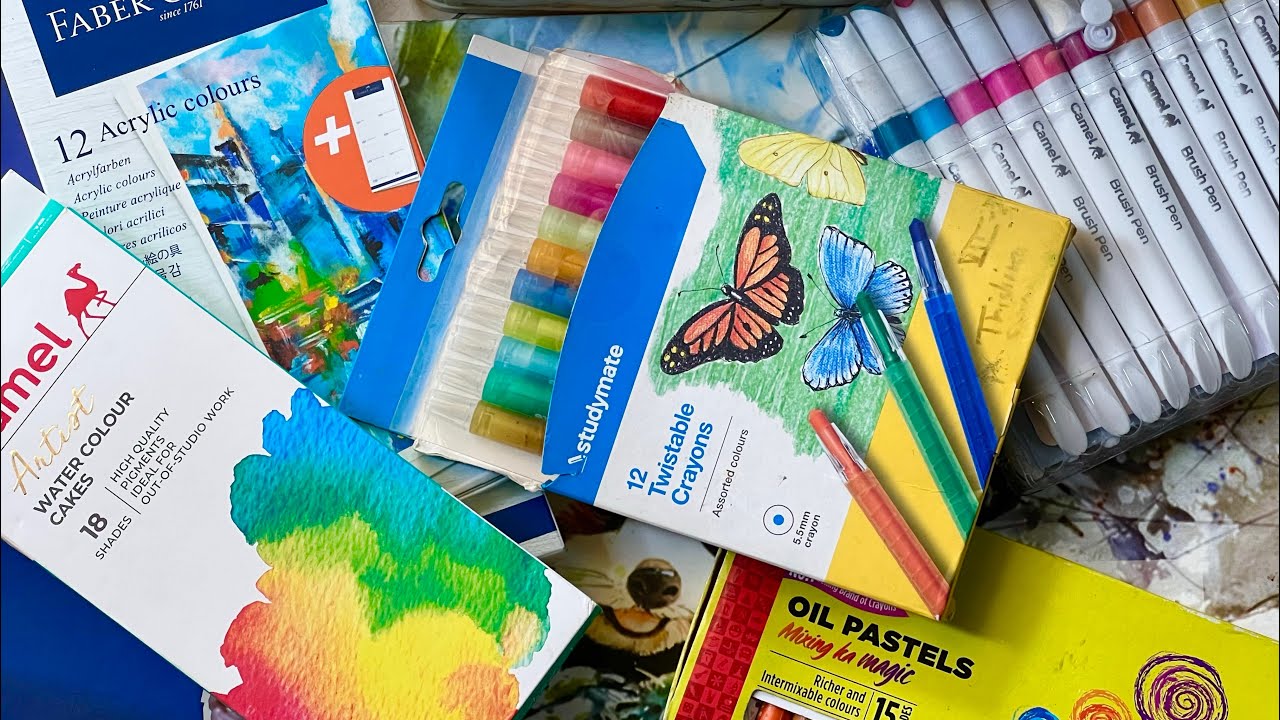 Art supplies haul 2023 My Art Collection Back to school Essential