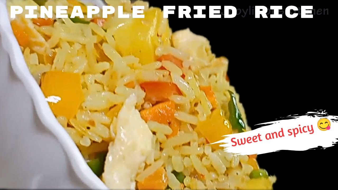 Easy Pineapple Fried Rice | Sweet & Spicy with a Tropical Twist😋😋😋