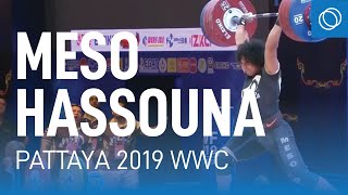 Meso Hassouna (QAT) - 402kg 2nd Place – 2019 World Weightlifting Championships – Men's 96 kg