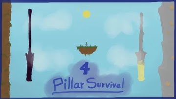 Minecraft - 4 Pillar Survival Map Presentation and Download