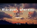 Whenever Wherever By Shakira Speed Up Version Lyrics The Song Whenever Wherever By Shakira Speed Up Version Lyrics The Song