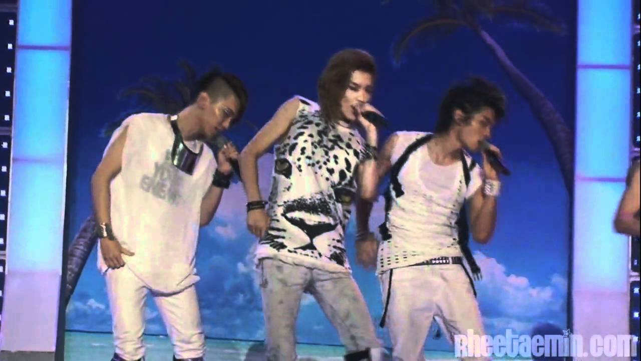 [Fancam Taemin] 100808 Ganami Beach Concert - Replay