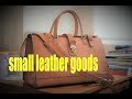 making a leather duffle bag leathercraft