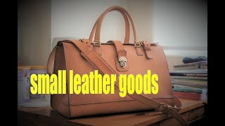 making a leather duffle bag leathercraft