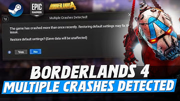 Hoe je de Borderlands 4 Multiple Crashes Detected-fout op je pc kunt oplossen! ✅ | Borderlands 4 ...
