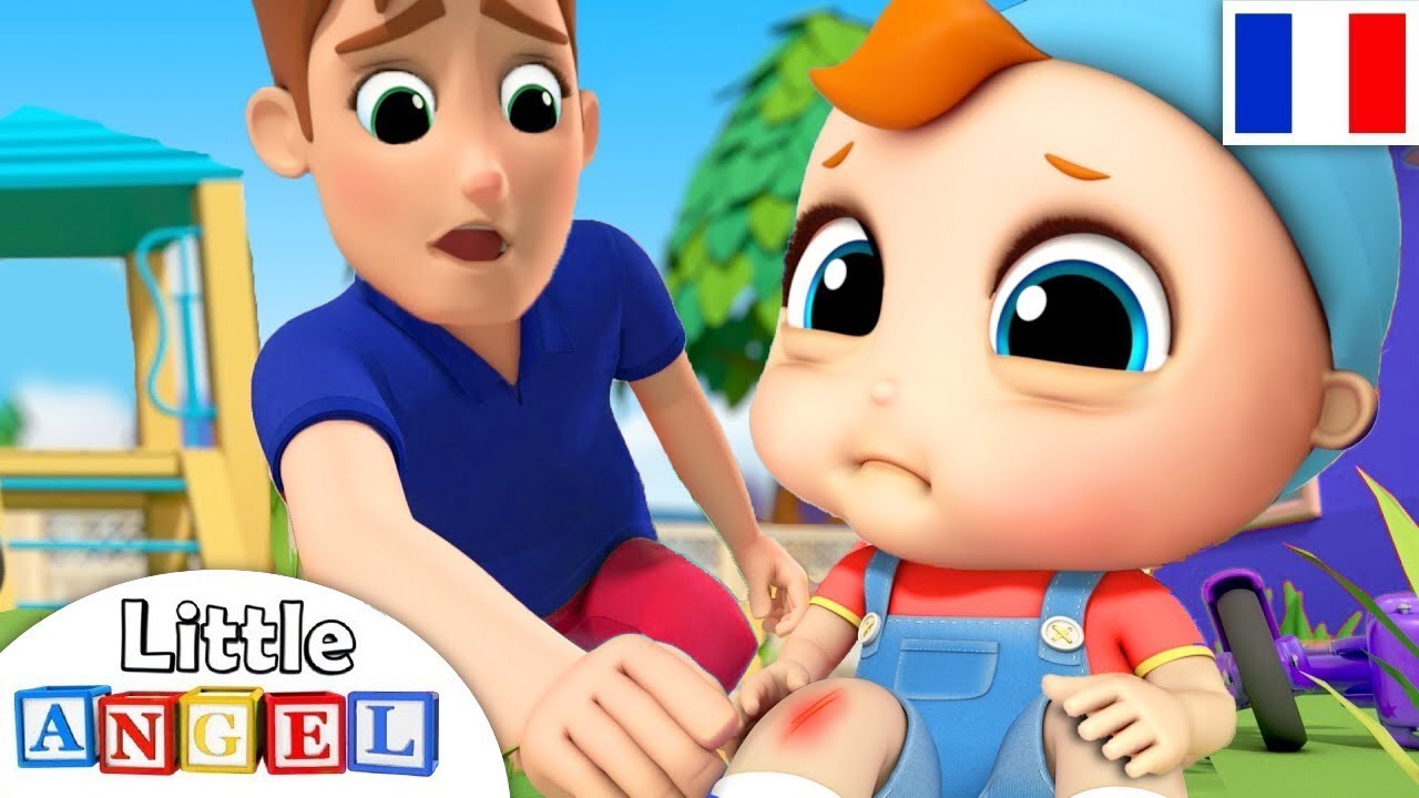 Comptine Bebe A Un Bobo Chansons Et Dessin Anime En Francais Bebe Et L Accident Youtube