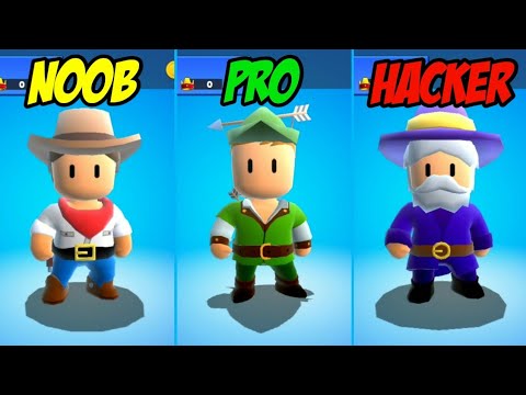 NOOB vs PRO vs HACKER - Stumble Guys 