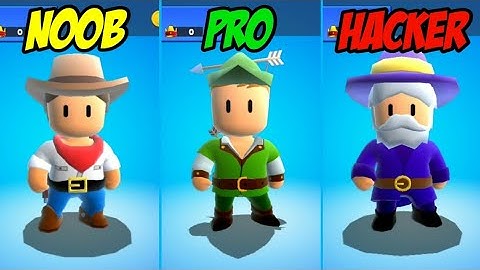 NOOB VS PRO VS HACKER -  Stumble Guys: Multiplayer Royale