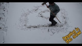 Drawing in the Snow