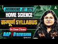 Jharkhand JET Home Science Marathon Class | JPSC JET Home Science Full Rapid Revision By Prerna Mam