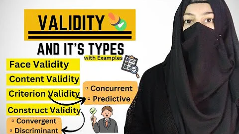 What is Validity in Research? Types of Validity-Face/Content/Criterion/Construct Validity