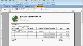 Pencairan Giro ke Bank Mini Market Pada Software Koperasi 3in1 GRATIS screenshot 4