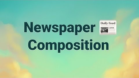 Newspaper (Composition)
