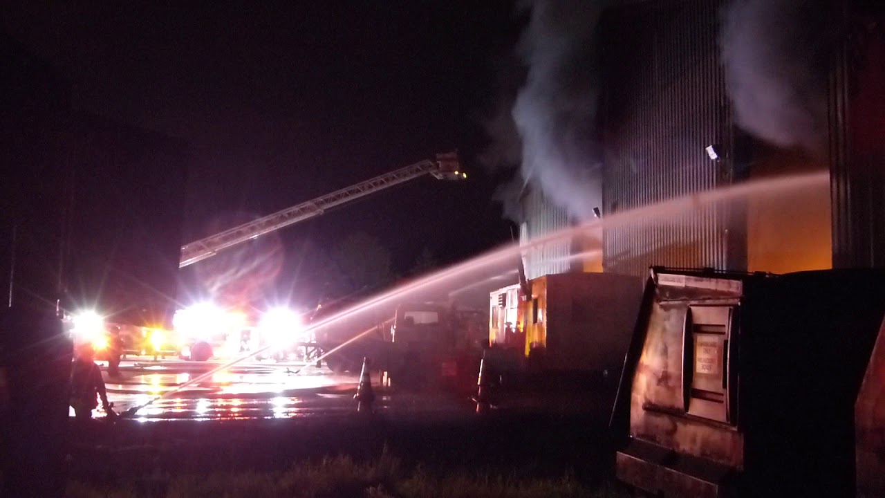 Bow Recycling Center Warehouse Fire, Bow, N.H. 5/24/20 1 YouTube