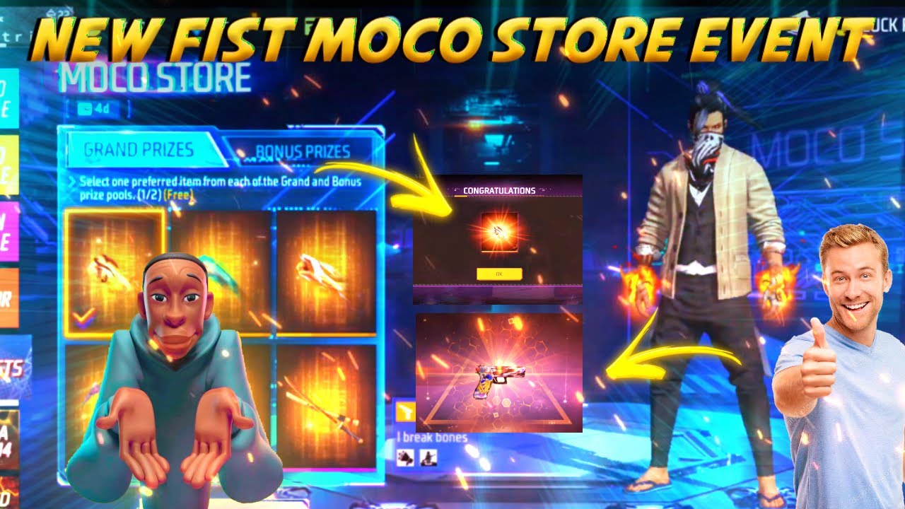 NEW EMBER FIST SKIN || MOCO STORE FF NEW EVENT || GARENA FREE FIRE ...
