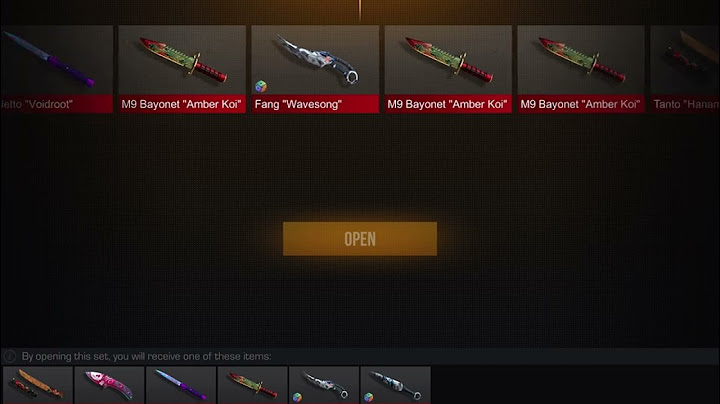 M9 Bayonet | Amber Koi unboxing from Kitsune Dreams knife collection case  - Standoff 2