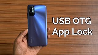 Redmi Note 10T 5G : USB OTG, App Lock with Fingerprint Scanner, Face Unlock