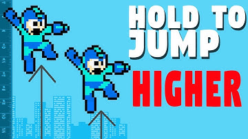 HOLD KEY TO JUMP HIGHER 2D PLATFORMER CONTROLLER - GDEVELOP EXAMPLE