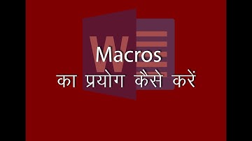 Record a macro with a keyboard shortcut in Microsoft Word