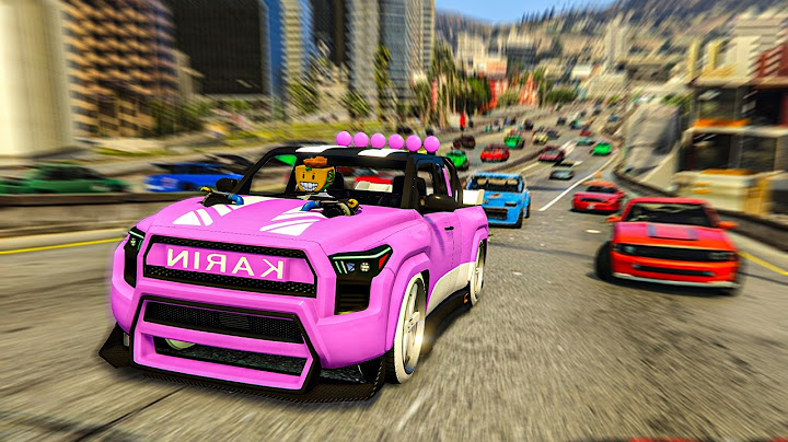 MI PRIMERA CARRERA CON LA MEJOR CAMIONETA DE GTA 5 ONLINE!!