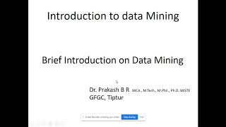 Data Mining (Part-1)