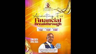 ANOINTING FOR FINANCIAL BREAKTHROUGH | SUNDAY SERVICE LIVE