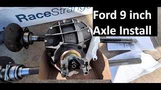 How to: Ford 9 inch axle Install, 31 spline Strange axles, 3.89 gears