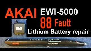 AKAI ewi5000 the 88 fault lithium battery repair