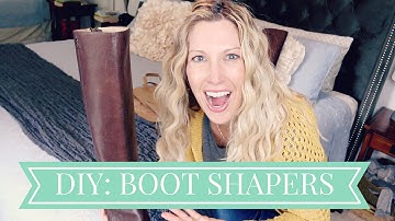 DIY: Boot Shapers | Life Hack | Jenny On The Spot