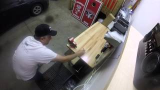 Cutting down a club to the preferred length