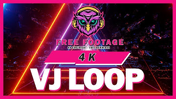 FREE FOOTAGE VJ LOOP COLOR TRIANGLE TUNNEL | FREE DOWNLOAD | License No Copyright