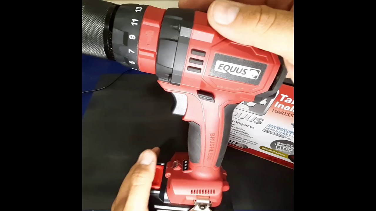 Taladro EQUUS 20V BRUSHLESS ( J.E.C herramientas ) - YouTube