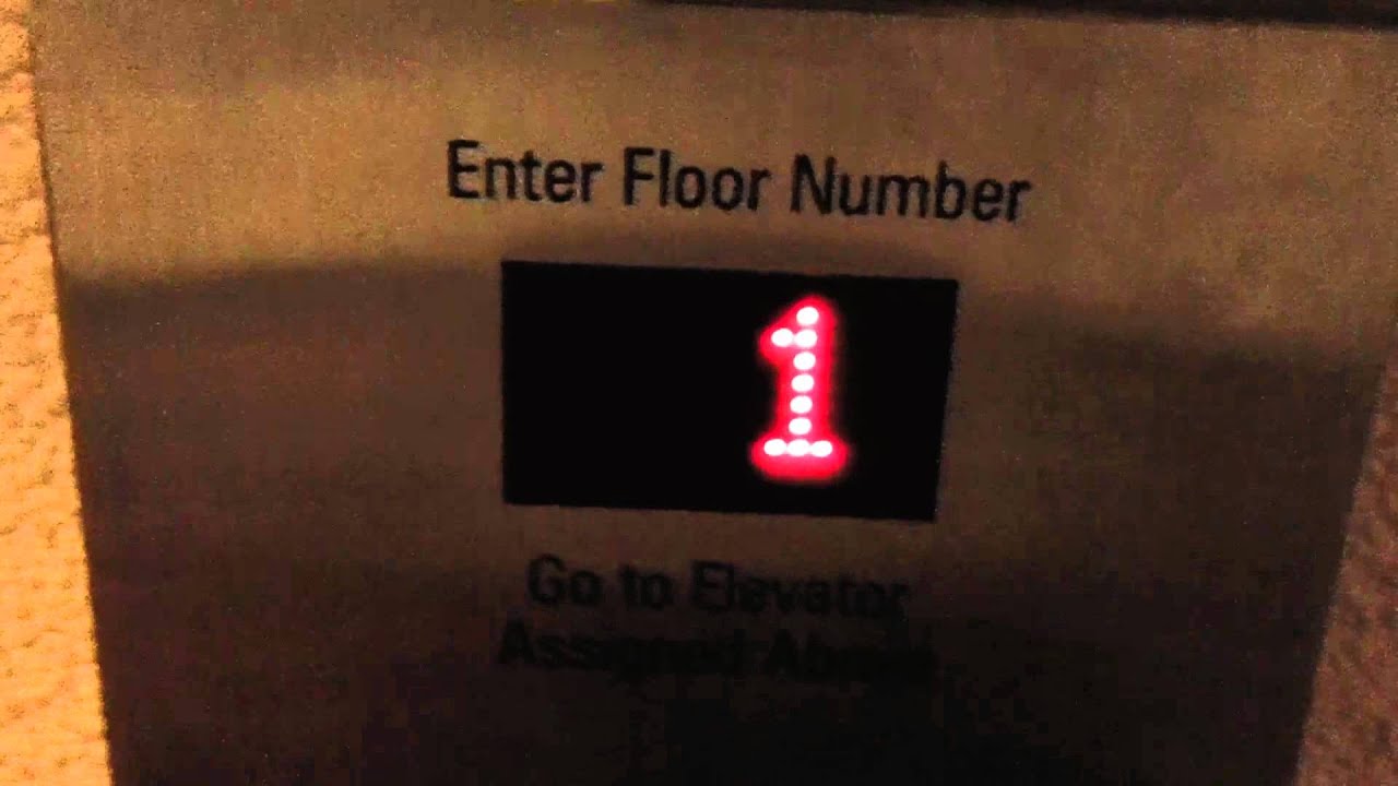 New York, NY: Westinghouse Traction Elevators (Schindler Mods) @ Marriott Marquis (6:35am Run)
