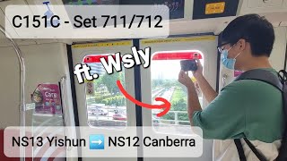 [With @wsly1001] C151C - Set 711/712 | NS13 Yishun ➡️ NS12 Canberra
