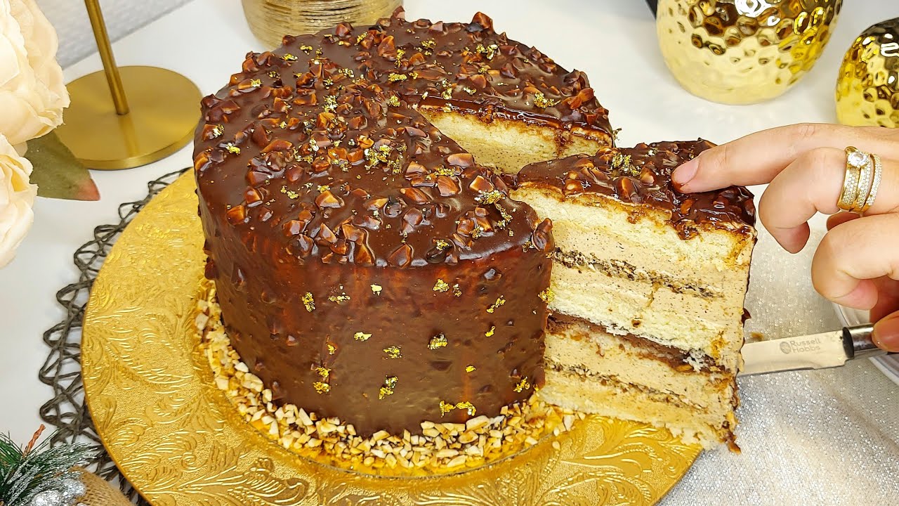 كيكة عيد ميلاد بنتي 🥰جينواز|داكواز|كريمة الزبدة بالبوفريوة😍 gâteau anniversaire