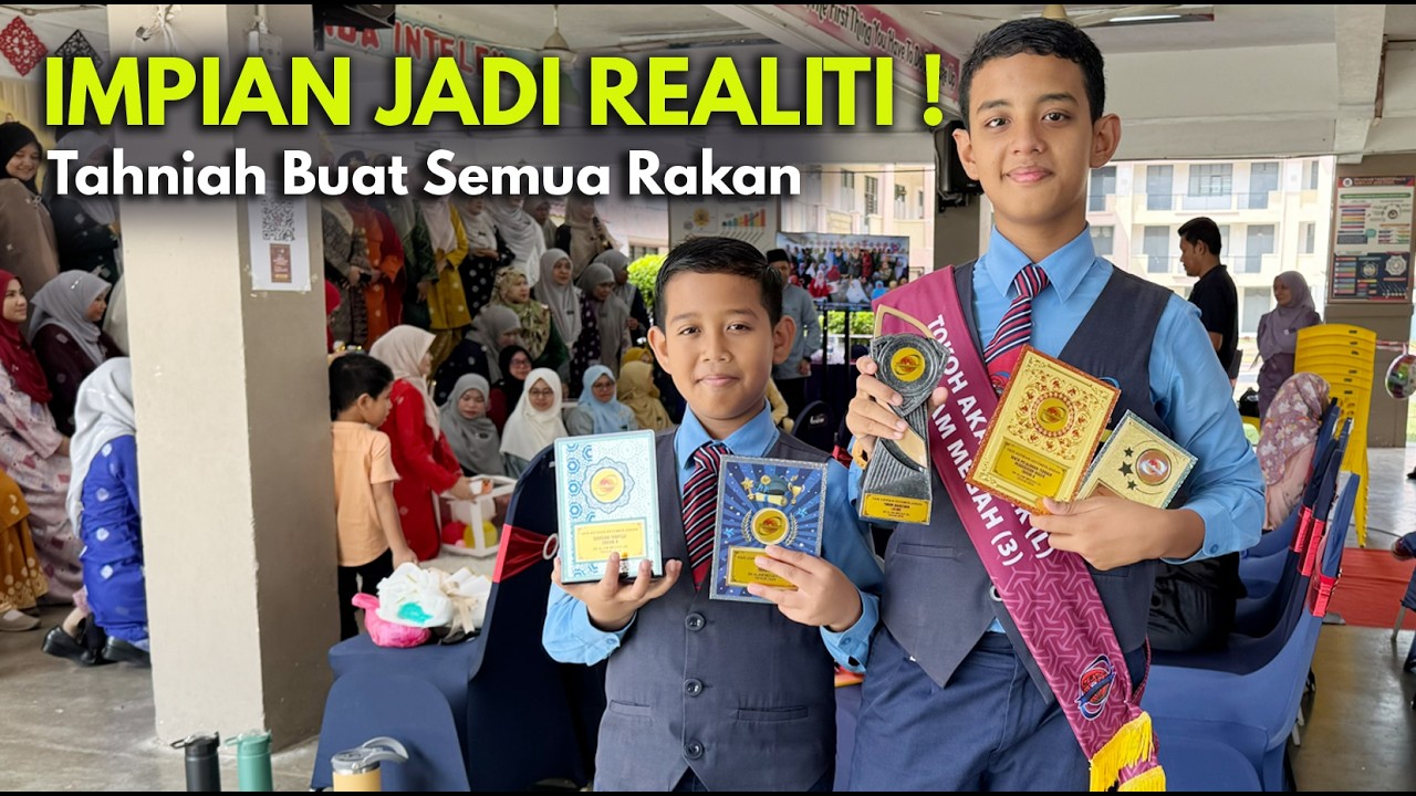 Tak Sangka! Ramai Pelajar Cemerlang Dirai Tahun Ini 😍🏆(Majlis Anugerah Kecemerlangan SKAM3)