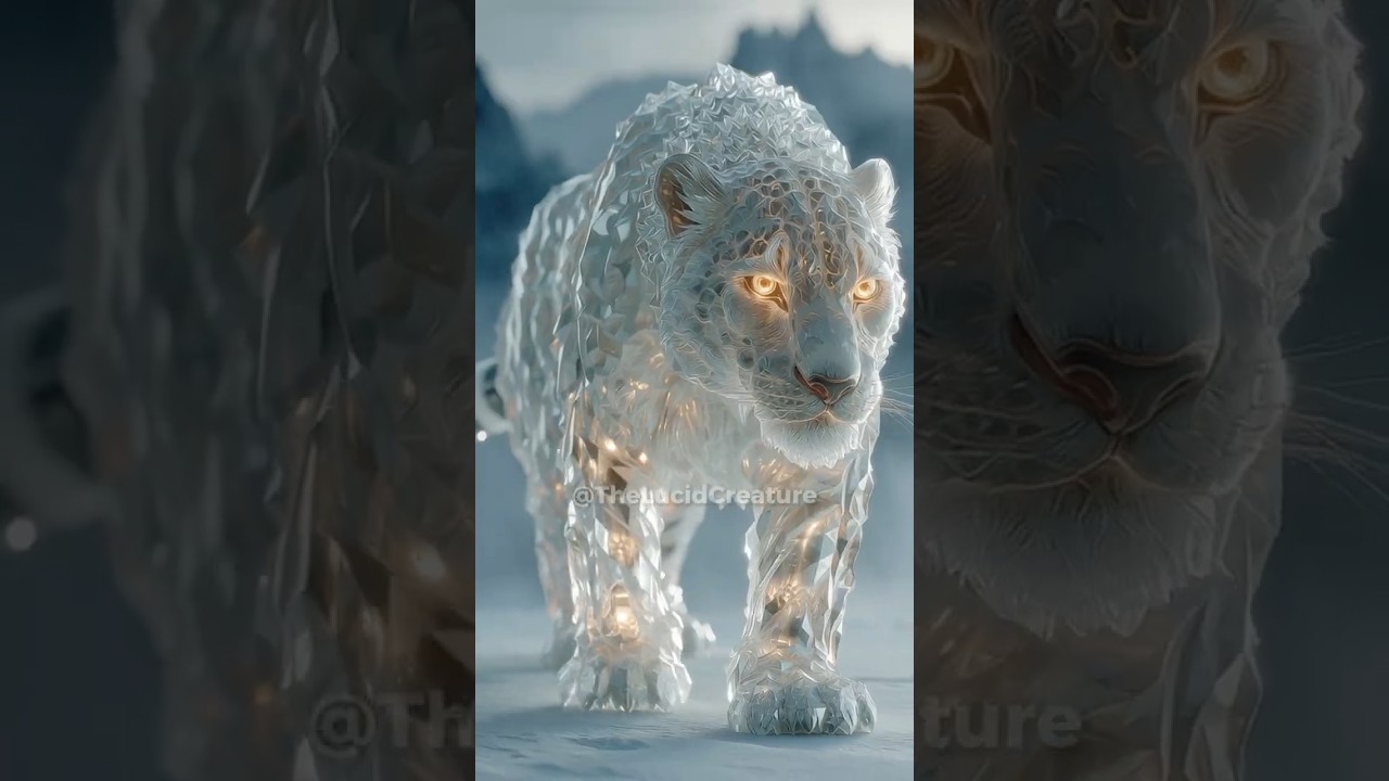 Wild Animals + Gems (Panther, Tiger, Lion, Snow Leopard)