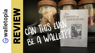 Novel Book Wallet is unique, but can a book be a good wallet?