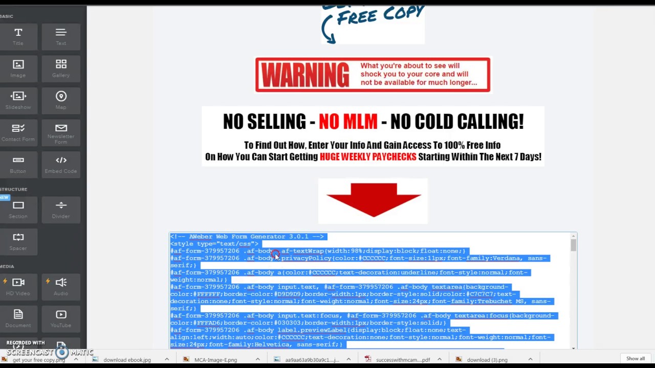 HOW TO GENERATE MCA SALE AND LEADS USING A PDF FILE - PART 2 