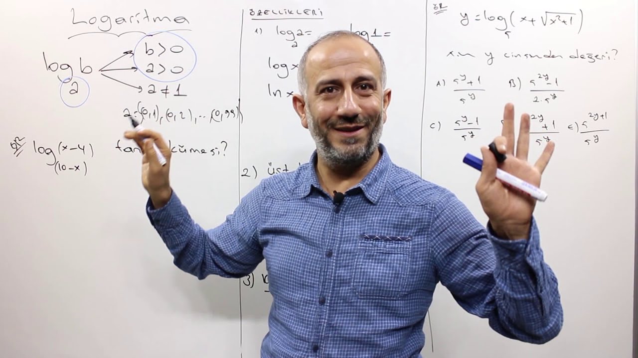LOGARİTMA KONU ANLATIMI | XL SORULAR | TEK VİDEO | NAH 5 TİR