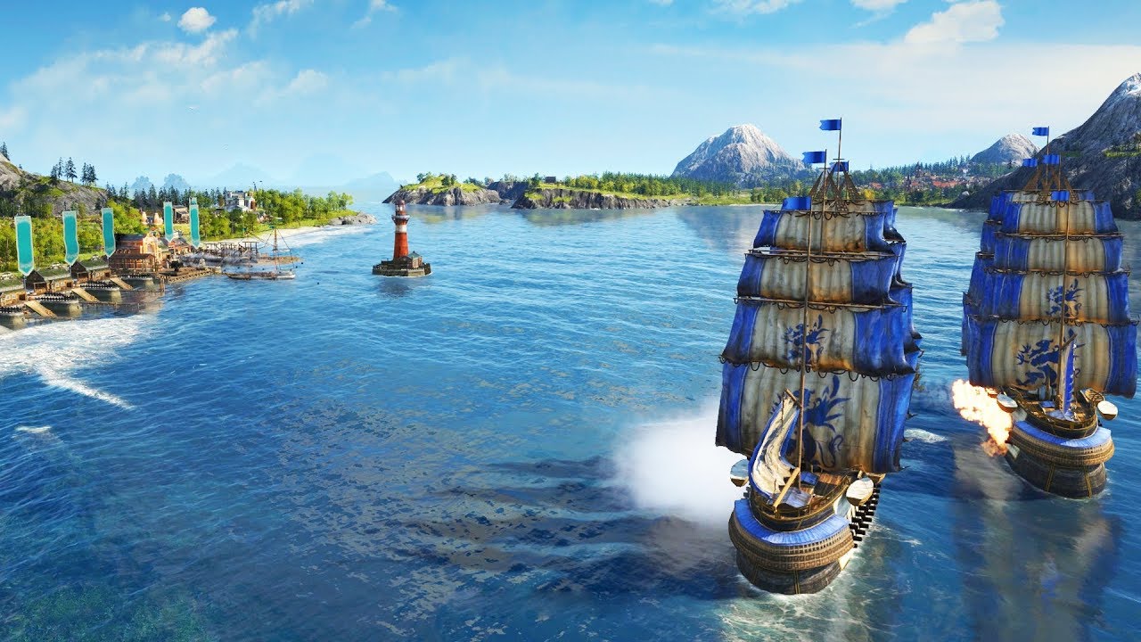 ANNO 1800 Ep 10 Naval Bombardment Invasion Anno 1800 City Building Tycoon Sandbox 