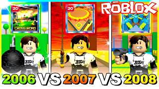 ROBLOX THEN VS NOW!! 2006 VS 2007 VS 2008 - PART 1 (The Hunt: Roblox 20)