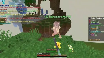 【Are you Hacker ?】SkyWark Man EggWars CubeCraft bedrock minecraft PVP server game play cheater