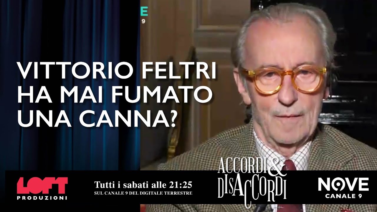 Feltri ha mai fumato una canna? Ecco la risposta.